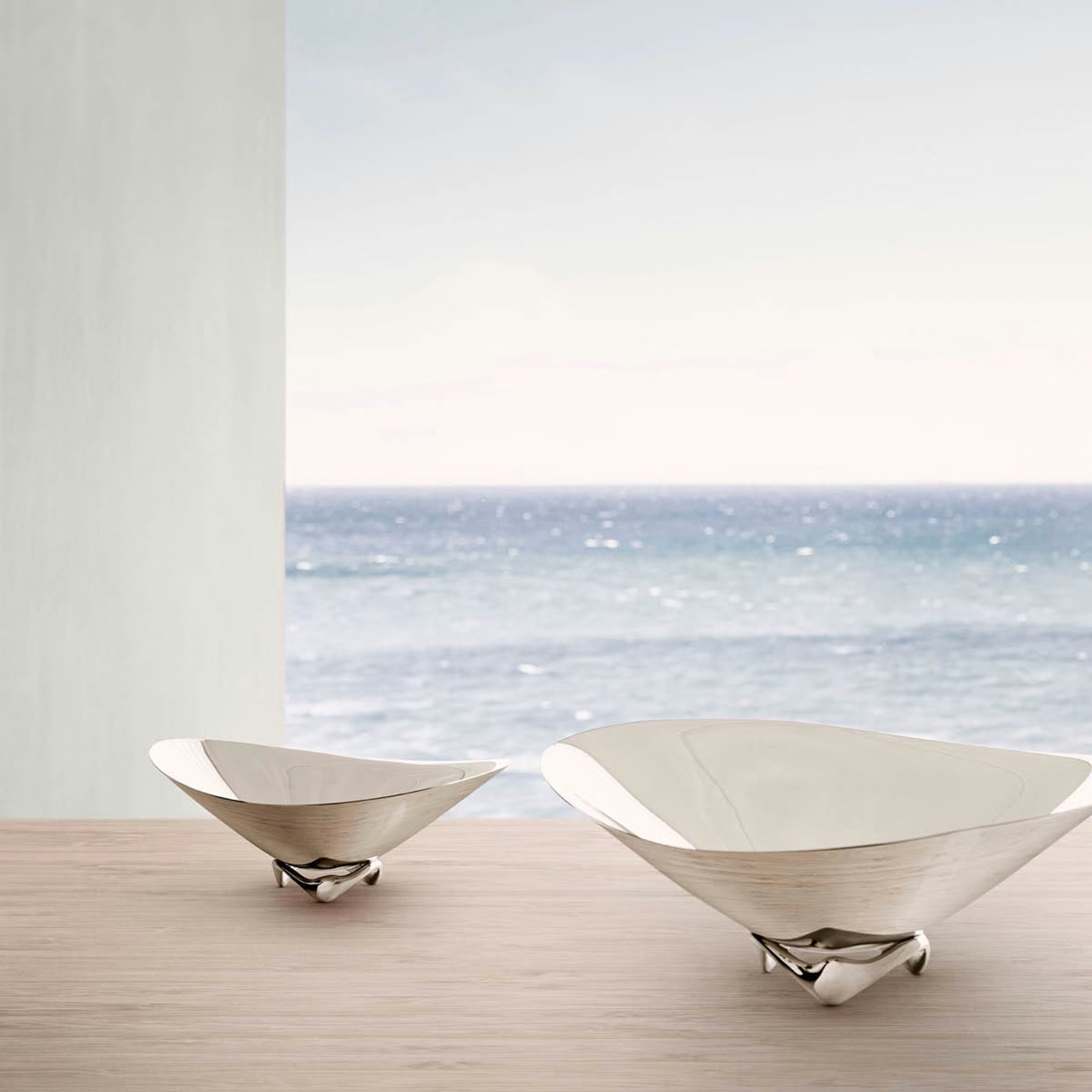 Georg Jensen Schale Georg Jensen Koppel Wave Schale Ø 31 cm, Edelstahl
