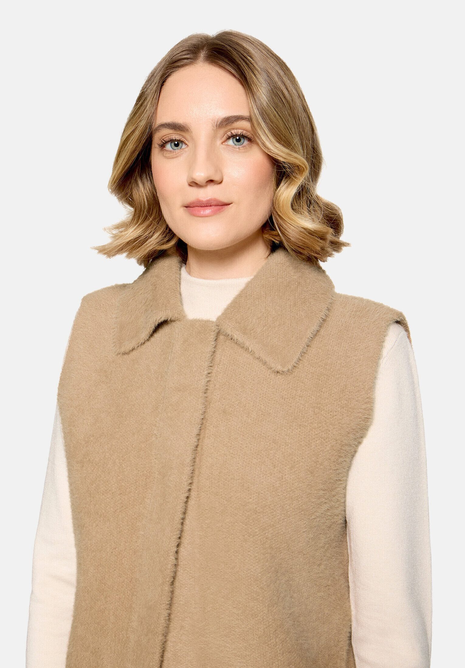 Betty Barclay Strickjacke Damen mit Kragen (1-tlg)