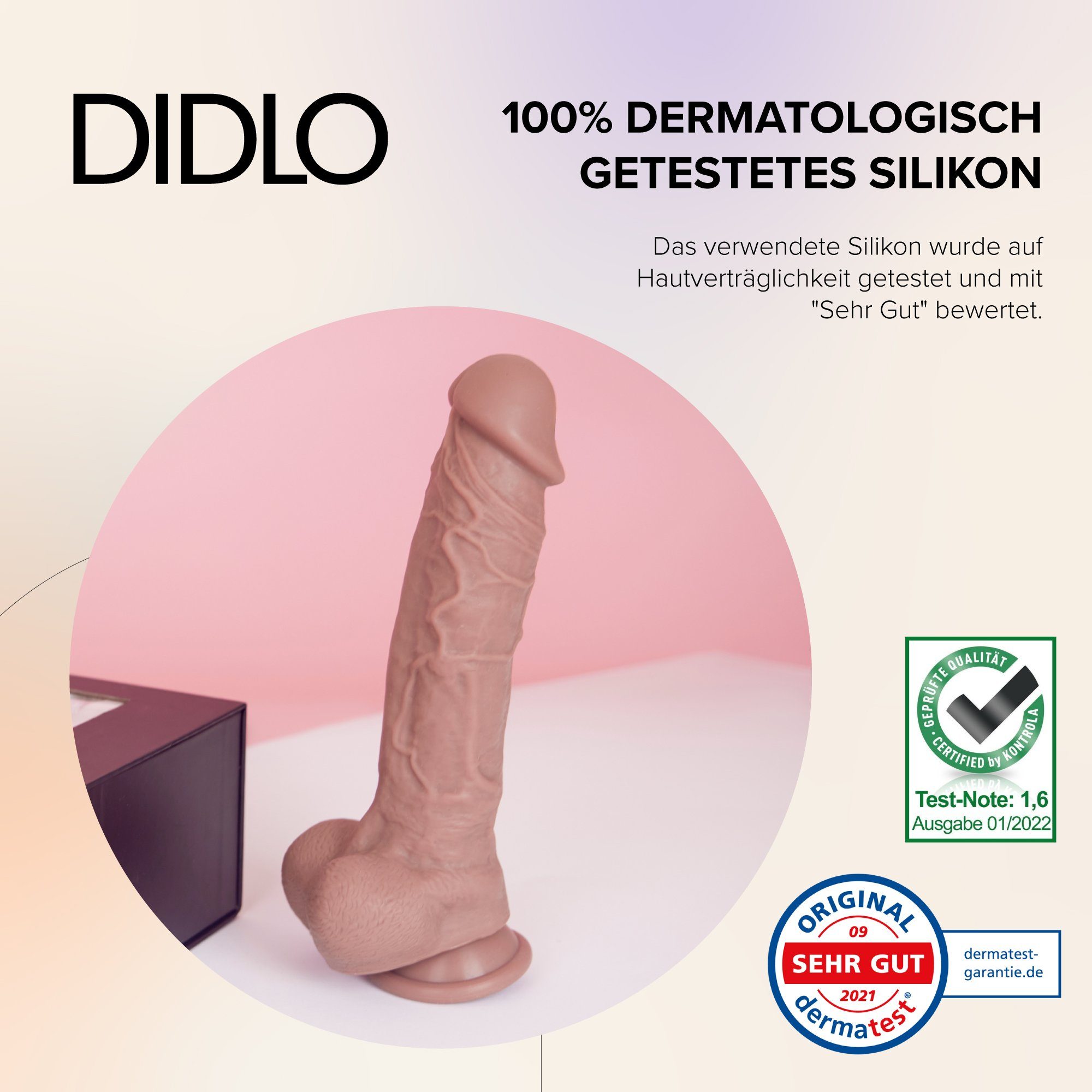 hell mit I für I cm Dildo realistisch Frauen DIDLO XXL Dildo, - 24 Saugnapf Monsterdildo