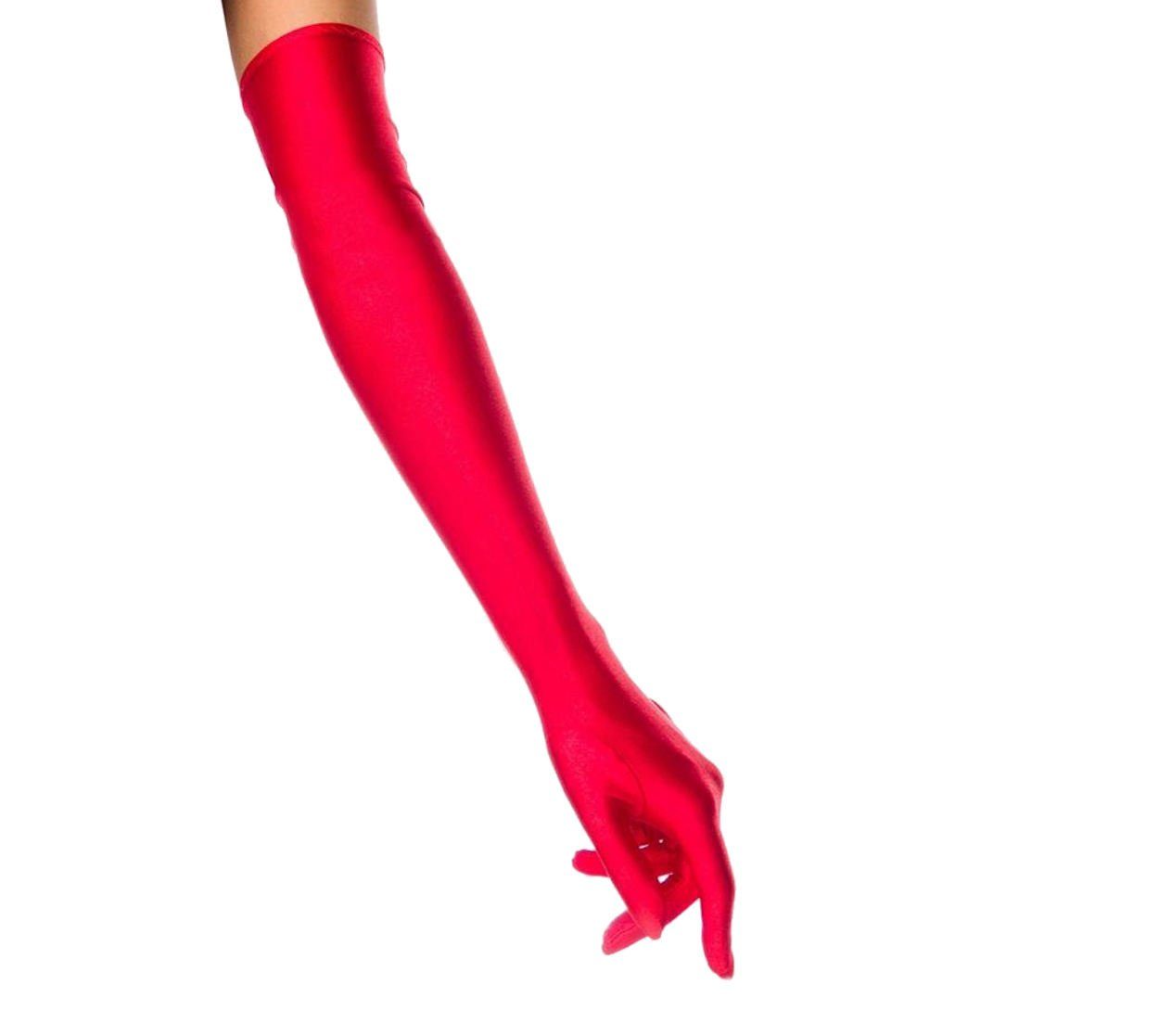 Atixo Abendhandschuhe Lange Satinhandschuhe elegante Handschuhe günstig online kaufen