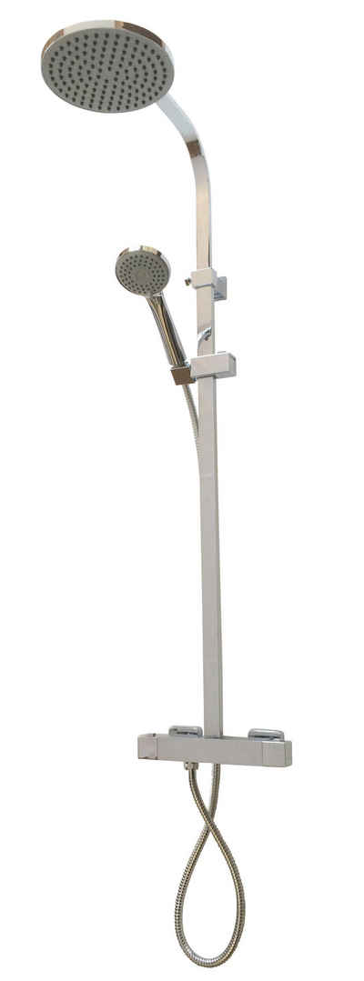 ADOB Duschsystem Lanzarote, Höhe 110 cm, 3 Strahlart(en), mit Thermostat