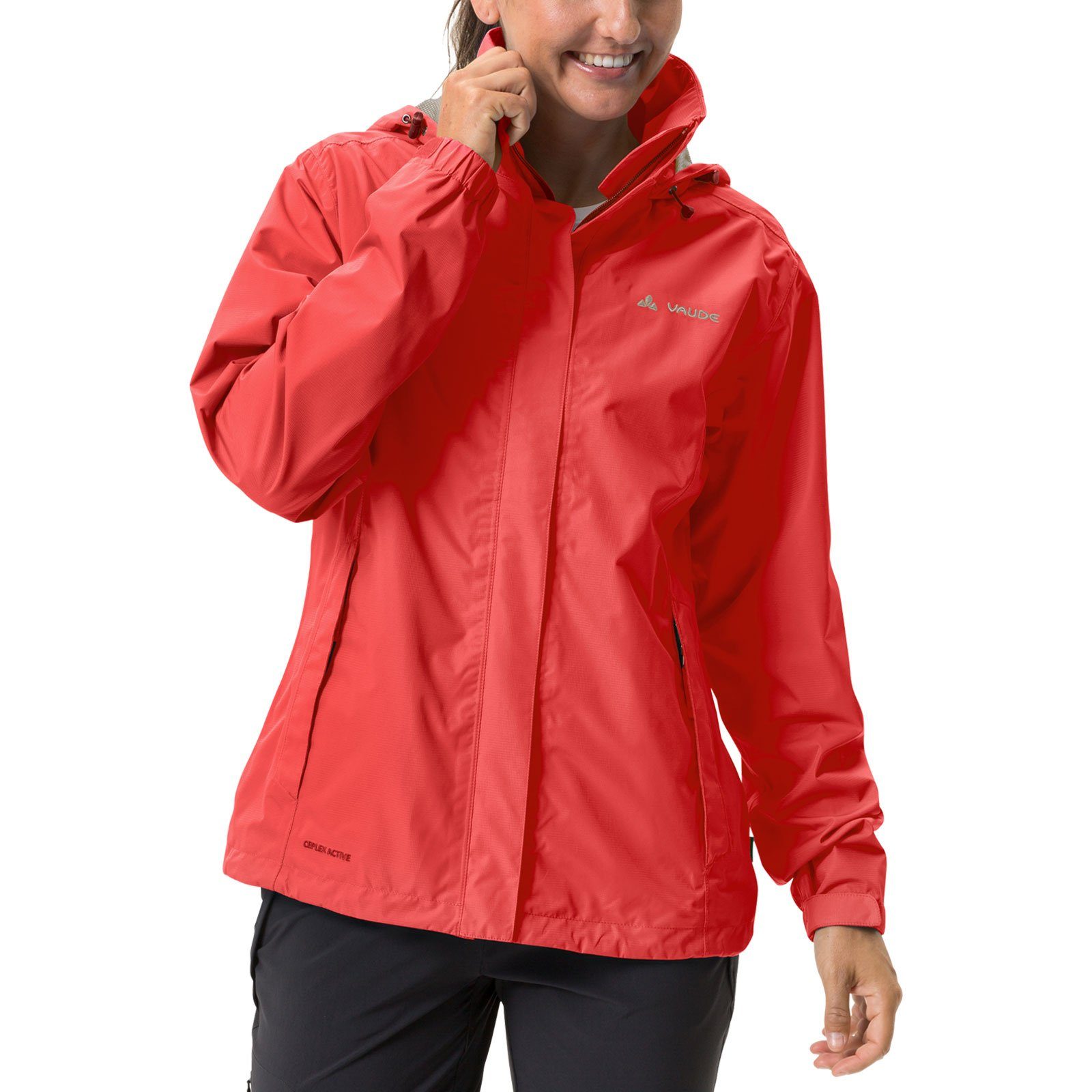 VAUDE Regenjacke Women´s Escape Light Jacket Kapuze im Kragen verstaubar