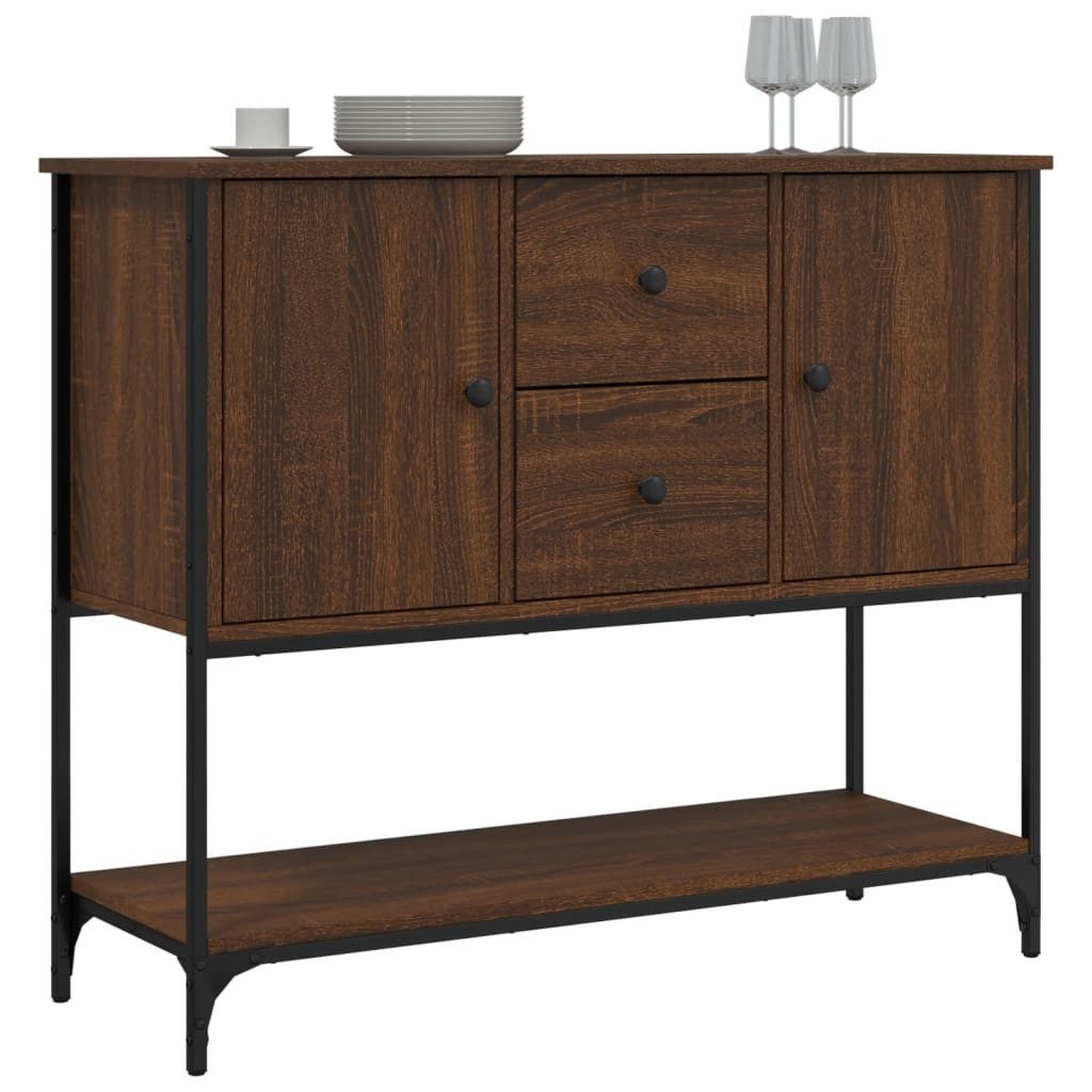 vidaXL Sideboard Sideboard Braun Eichen-Optik 100x36x85 günstig online kaufen