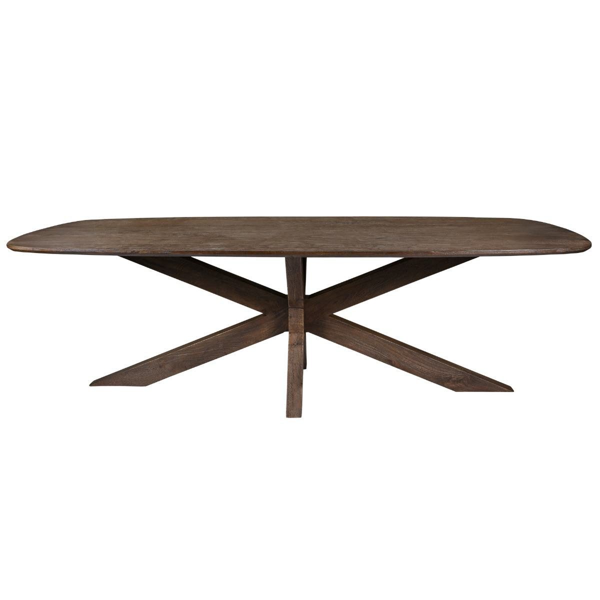 Natur24 Esstisch Lissabon Tisch 105 x 240 x 76 cm Mangoholz Braun