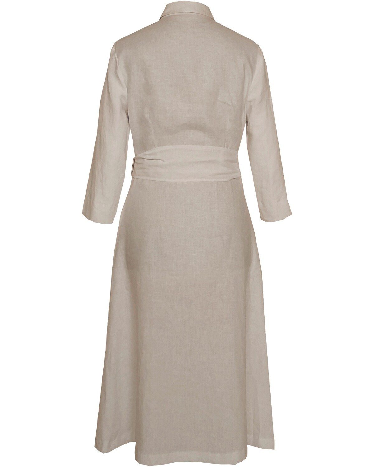 White Label Hemdblusenkleid Beige Maxikleid