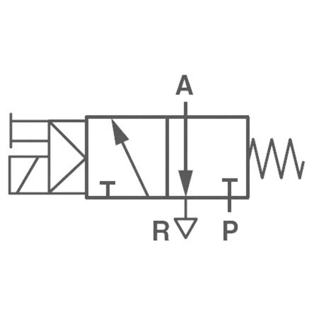 IMI NORGREN Druckluftgeräte-Set IMI NORGREN Mechanischbetätigtes Pneumatik-Ventil V51B417A-A213J 24 V