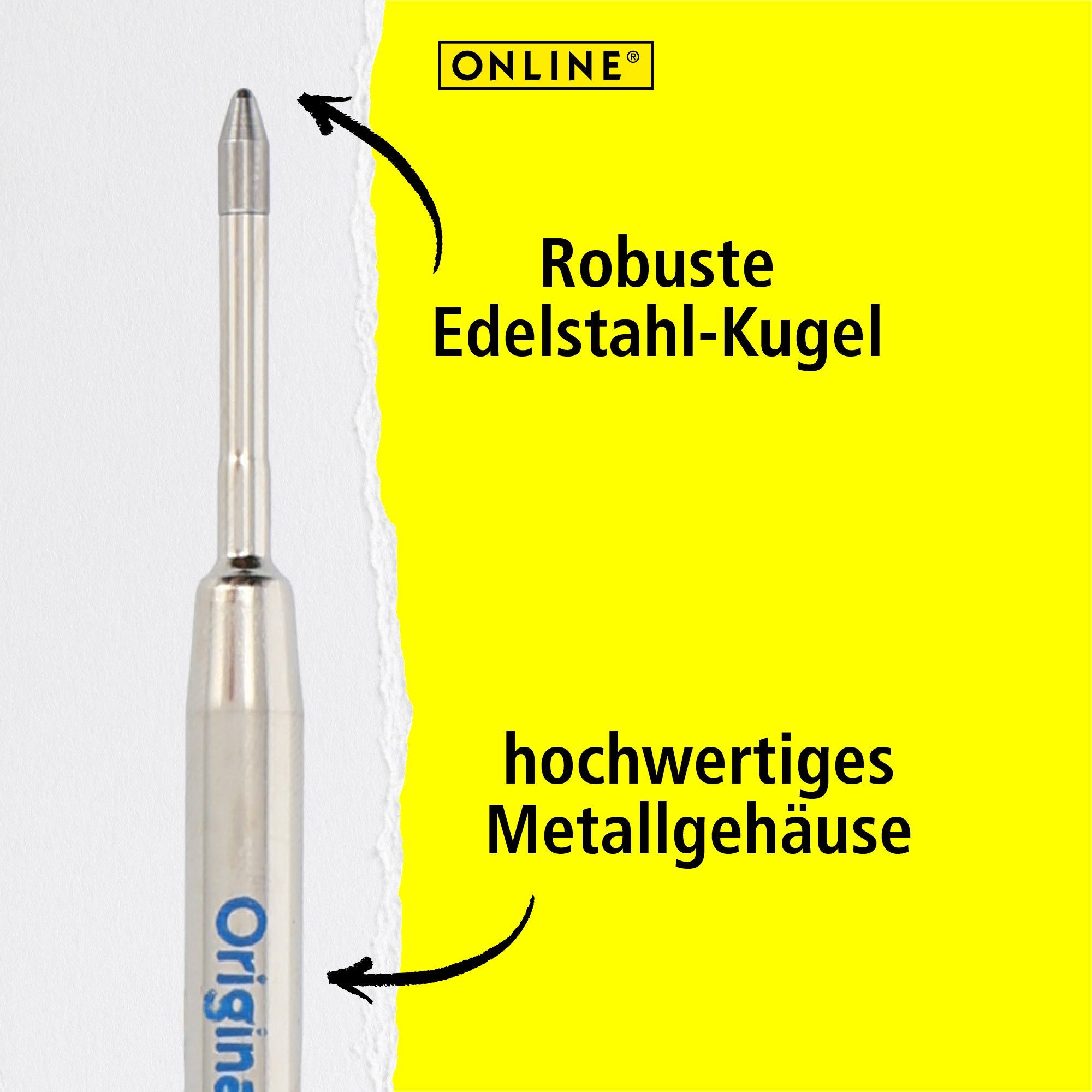 G2-Format, Schweiz Kugelschreiber blau für in der Standard-Kugelschreiber, hergestellt Kugelschreiberminen, Online Pen