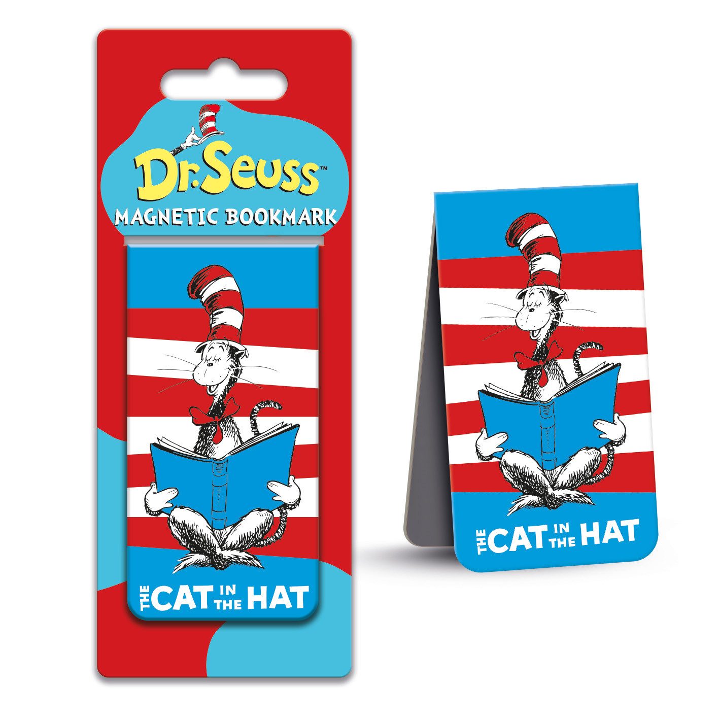 Magnet Cat In The Hat - Reading - magnetisches Lesezeichen