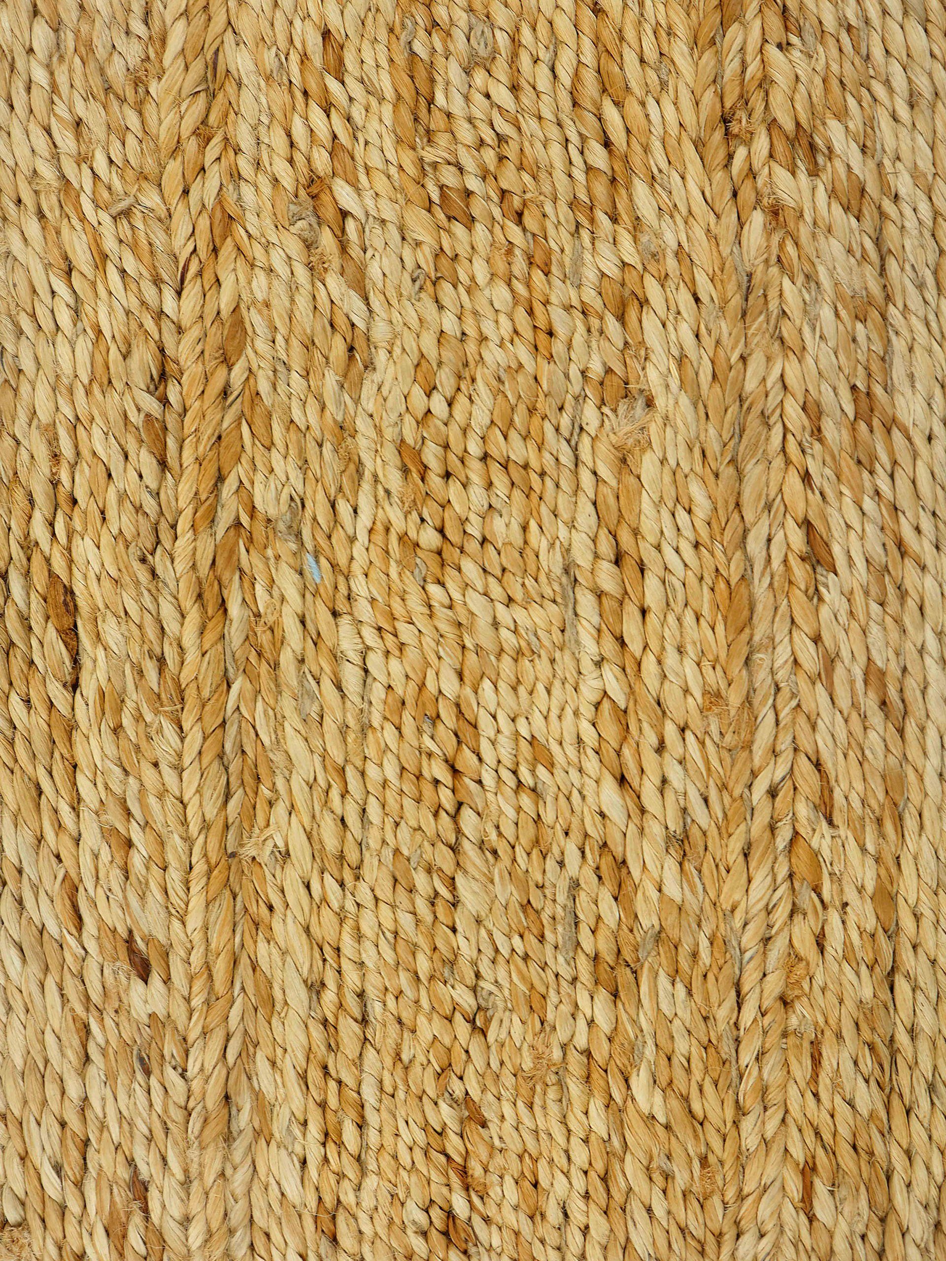 Sisalteppich Juteteppich Luca, carpetfine, rund, Höhe: 13 mm, natürliches  Pflanzenmaterial von Hand gewebt, Boho Style