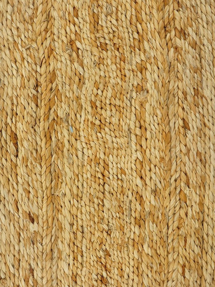 Sisalteppich Juteteppich Luca, carpetfine, rund, Höhe: 13 mm, natürliches  Pflanzenmaterial von Hand gewebt, Boho Style