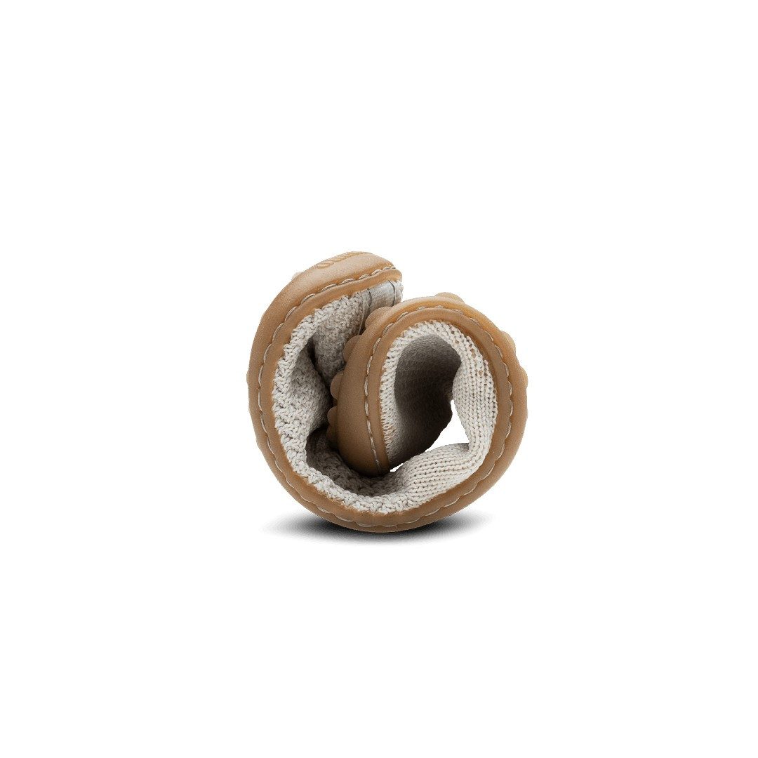 Leguano Slipper Leguanito Scio (flexible Sohle, pures Barfußgefühl) sand/beige Barfußschuh