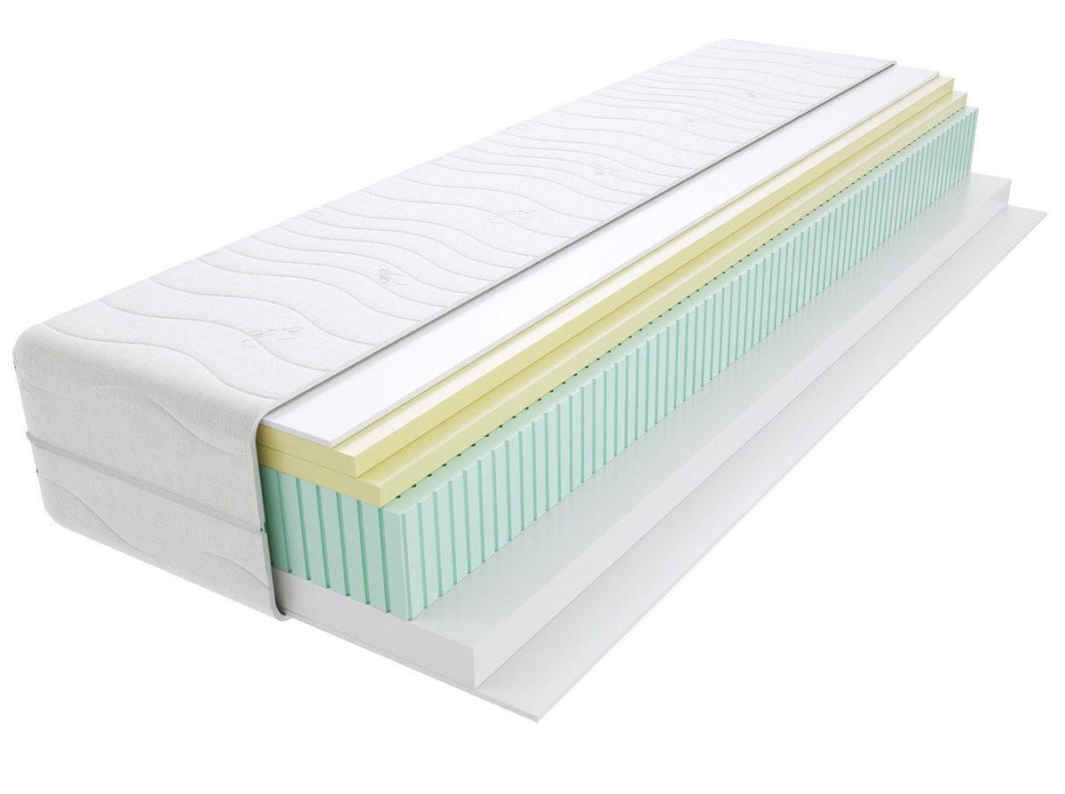 Latexmatratze 7-Zonen 80x200 cm, Hypoallergene & Antiallergische, 26 cm hohe, Godre, 26 cm hoch