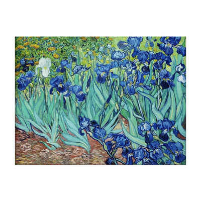Bilderdepot24 Leinwandbild Alte Meister - Vincent van Gogh - Iris, Abstrakt