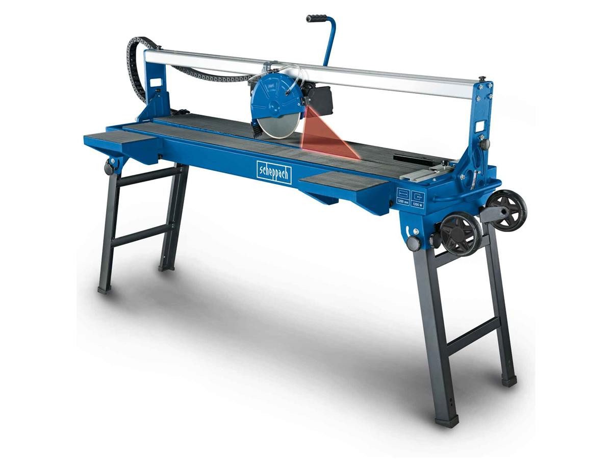 Scheppach Fliesenschneider FS4700, Schnittlänge max.: 1200 mm, Inkl. 2 Tisc günstig online kaufen
