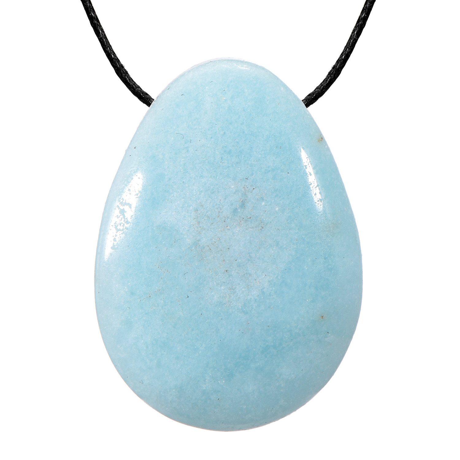 Morella Kette mit Anhänger Morella Halskette mit Edelstein (1-tlg), Damenkette mit Edelstein in Tropfenform, Chakra, im Samtbeutel