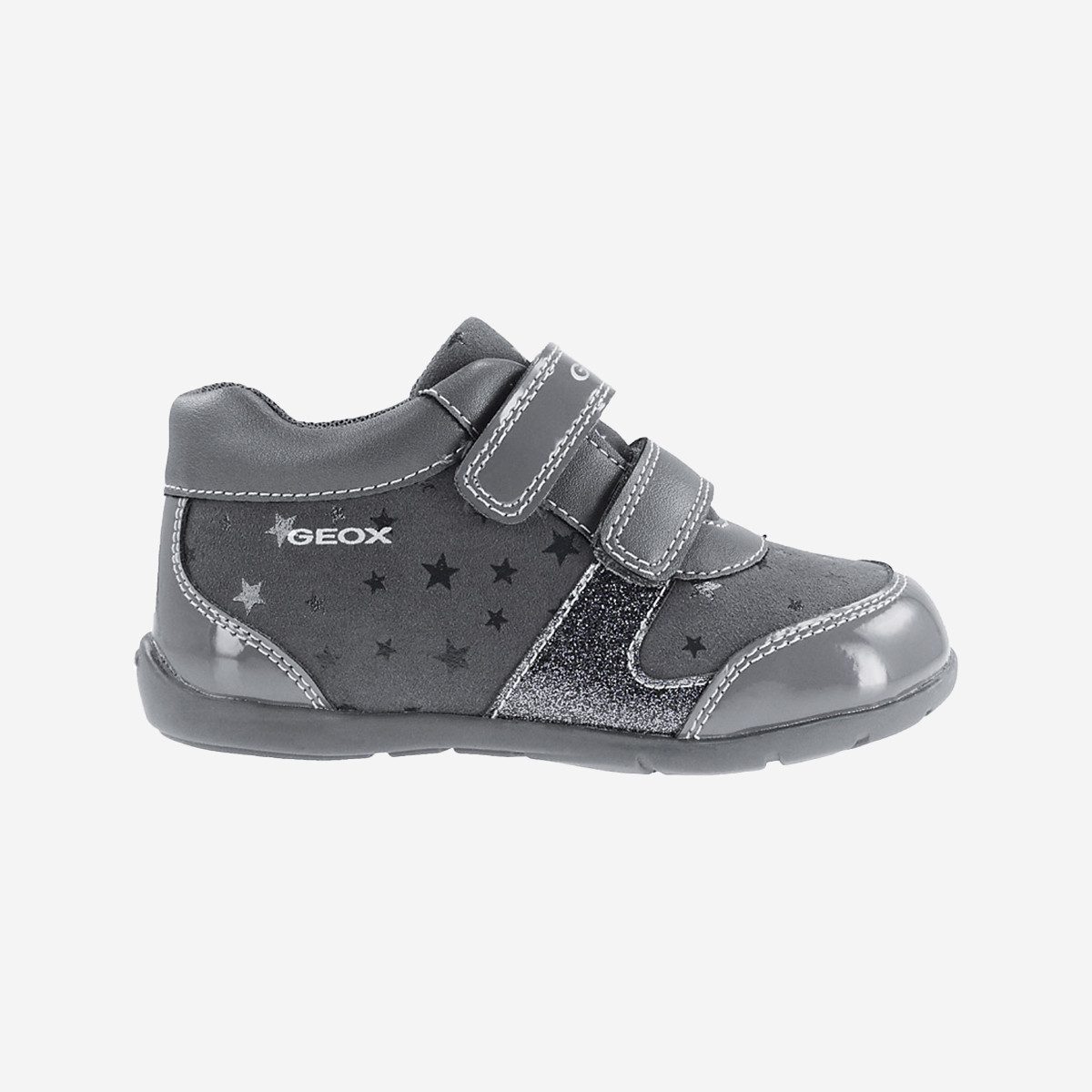 Geox GEOX B741QA 0AU02 C9002, Sneaker, Grau, Kinder Sneaker