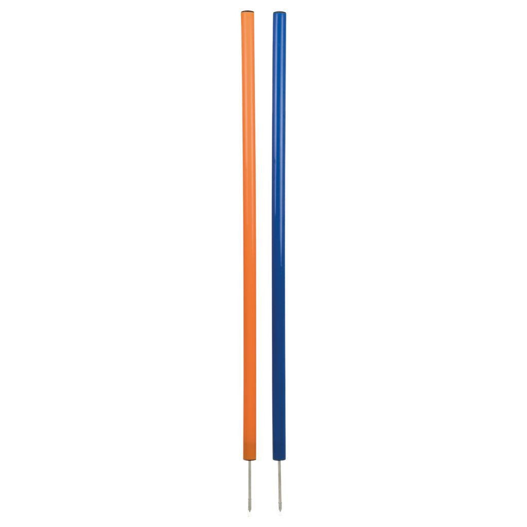 TRIXIE Agility-Slalom Fun Agility Slalom - blau/orange - ø 3 × 115 cm, Kunststoff
