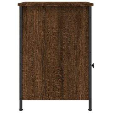 vidaXL Nachttisch Nachttisch Braun Eichen-Optik 40x42x60 cm Holz Nachtkonsole Nachtschra