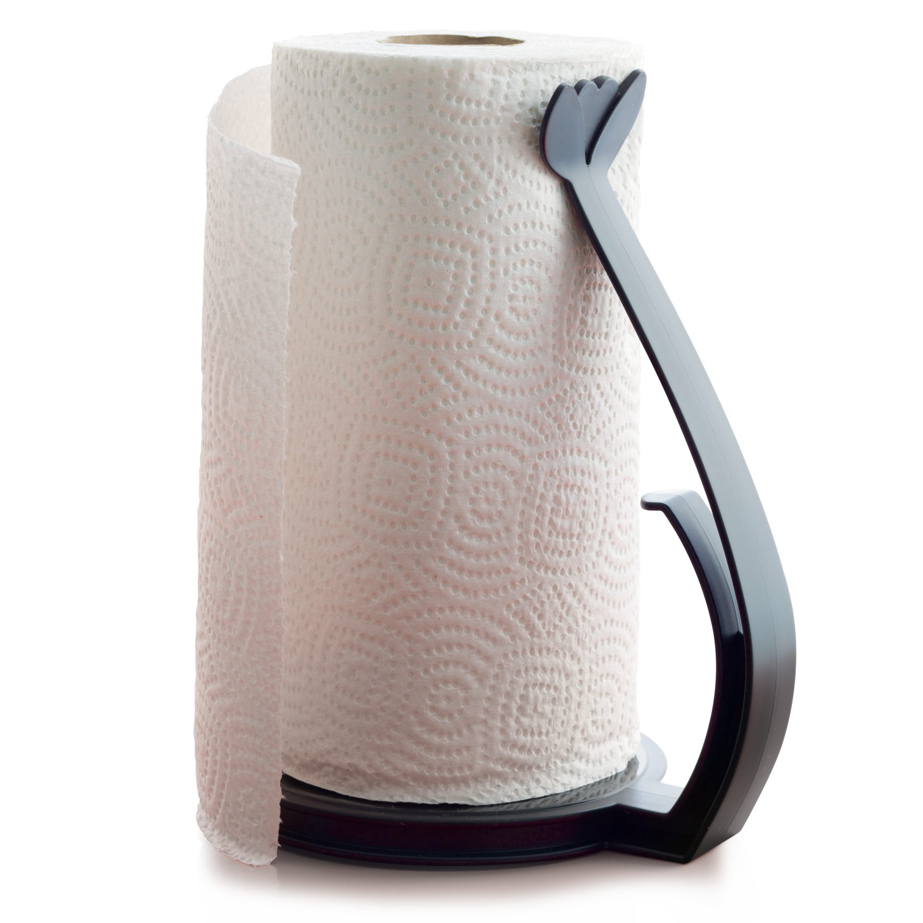 Tupperware Küchenrollenhalter Schwarz – Höhe 24 Cm, Durchmesser 14 Cm, Auch Als Kochbuchständer Nutzbar