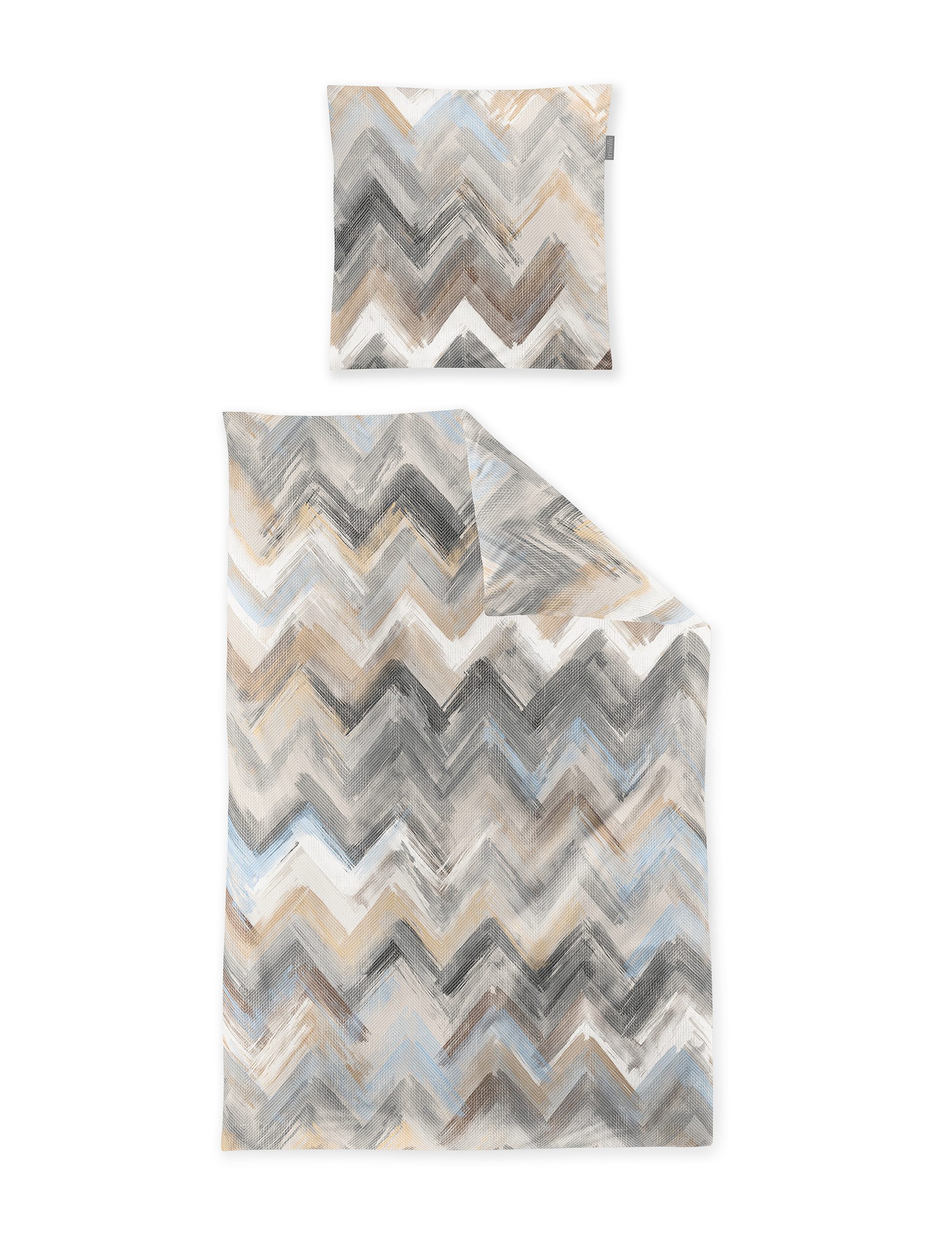 Irisette Bettwäsche Irisette Wave Mako-Satin Bettwäsche günstig online kaufen