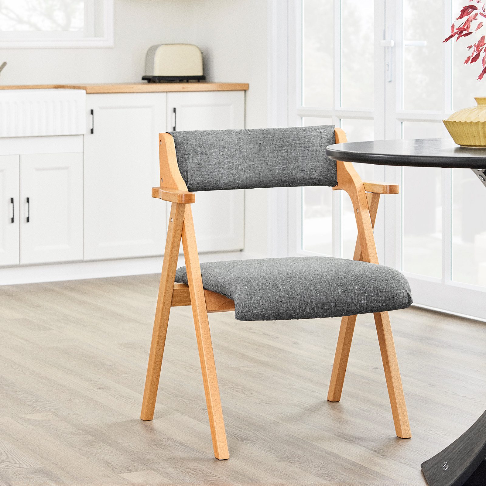 SoBuy Klappstuhl FST98, Holzstuhl Küchenstuhl Esszimmerstuhl klappbar, 4-Fu günstig online kaufen