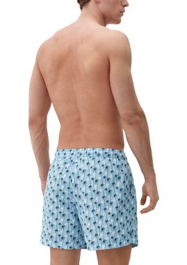 s.Oliver Badehose Badehose mit Allover-Print Artwork