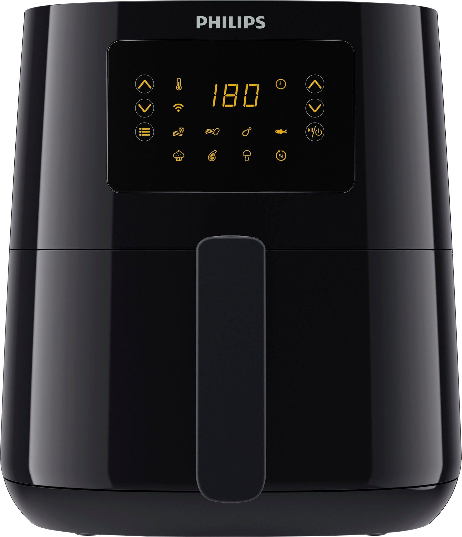 Philips Heißluftfritteuse Airfryer HD9255/90, 4,2 l, 1400 W, Rapid Air Heißlufttechnologie, WiFi Konnektivität, Warmhaltefunktion