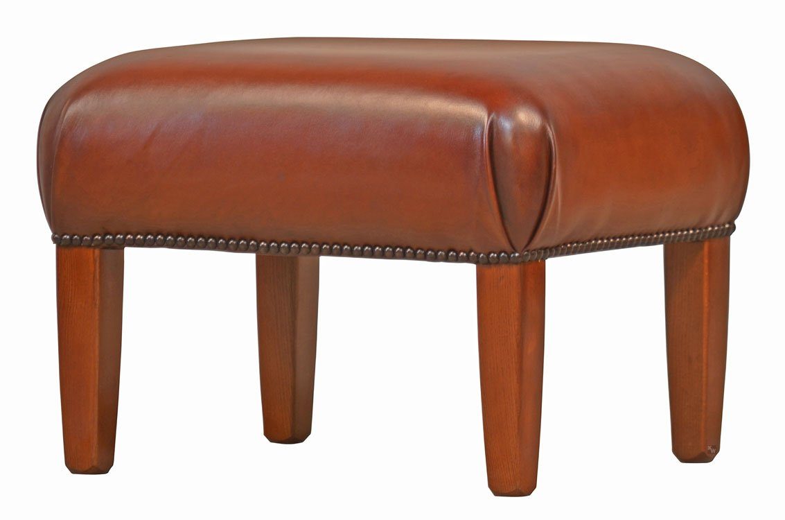 Kai Wiechmann Fußhocker Footstool Rindsleder klein Nagelung Kai Wiechmann Classic
