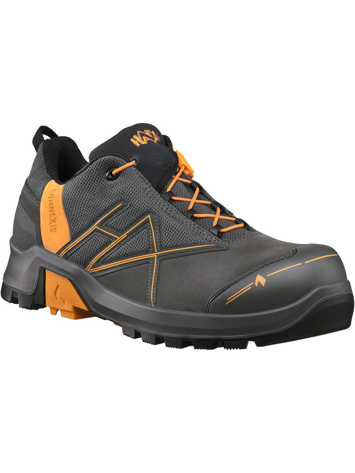 Haix CONNEXIS Safety+ GTX low grau/orange Arbeitsschuh