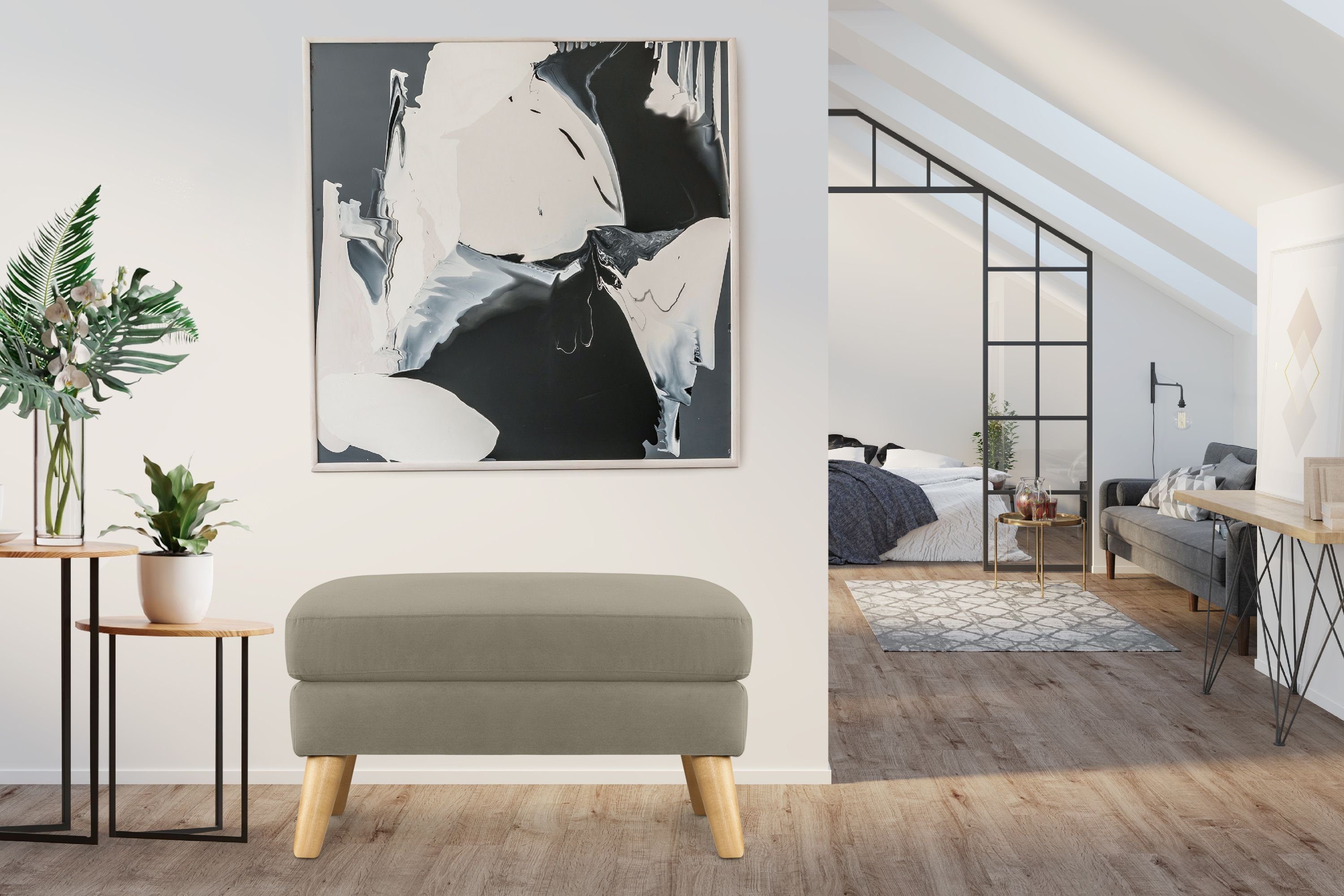 KONSIMO® Sitzhocker TAGIO (Sitzhoker), Scandi-Stil, Made günstig online kaufen