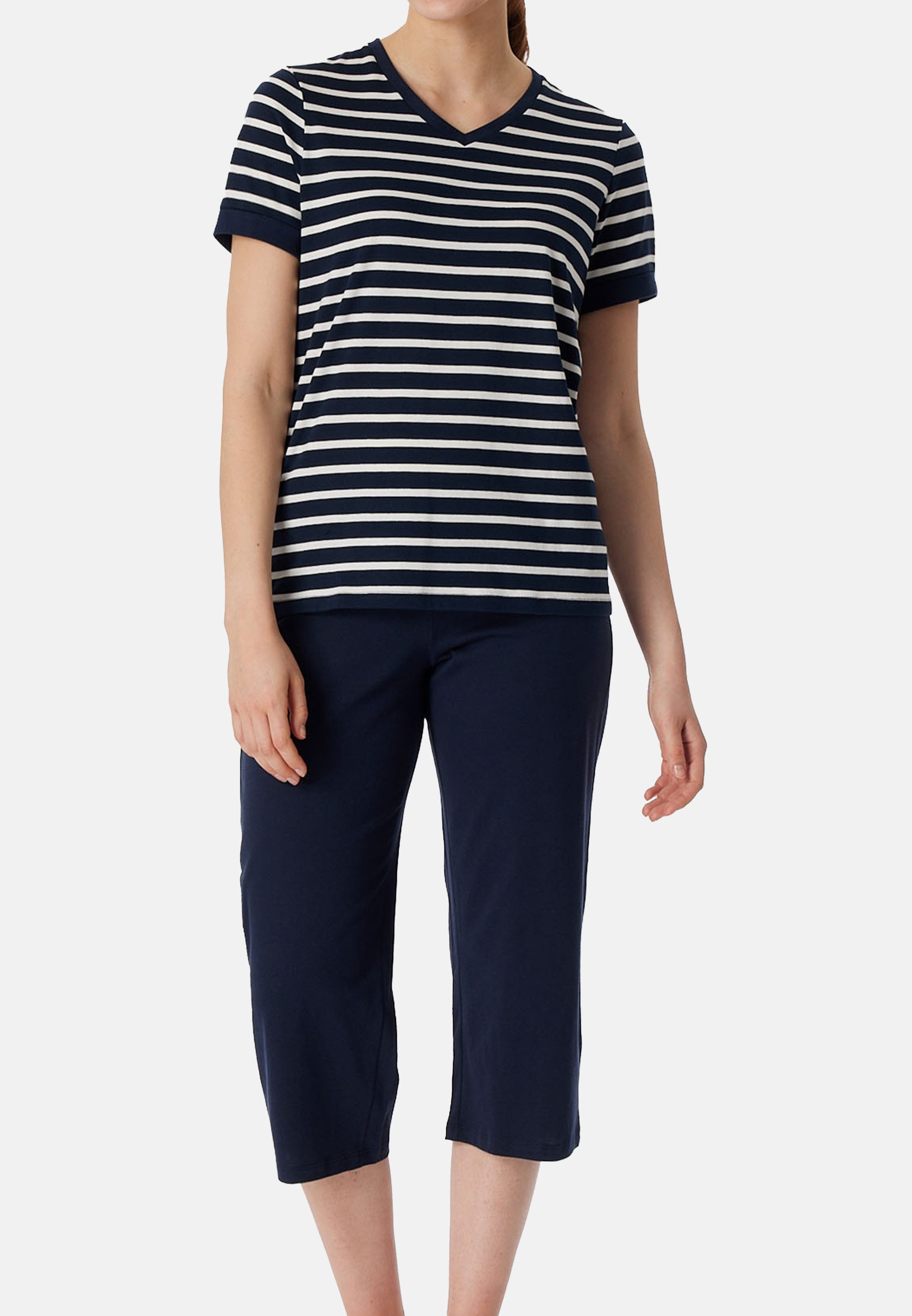 Schiesser Pyjama Casual Essentials (Set, 2 günstig online kaufen