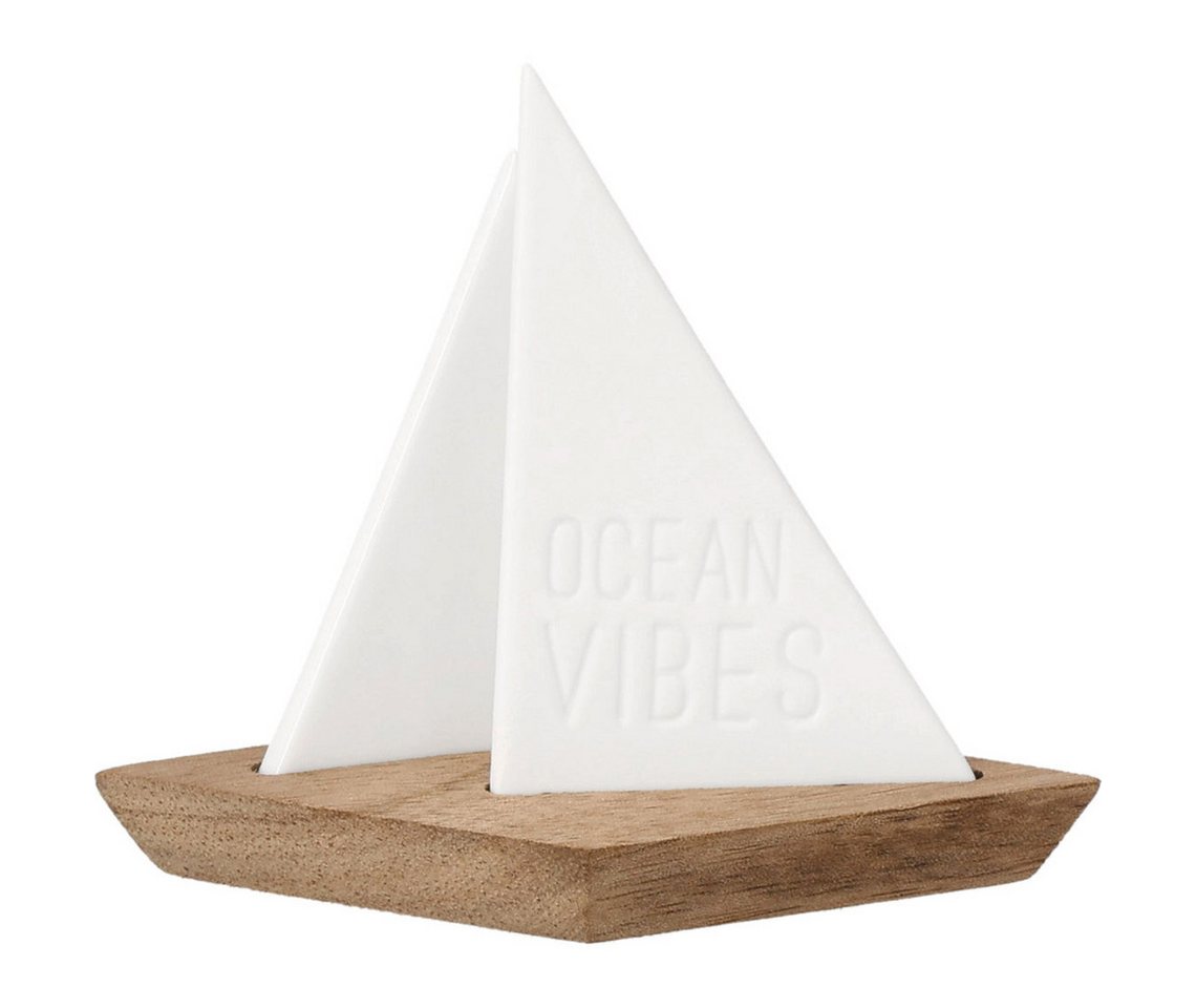 Räder Design Dekoobjekt Meeresgruß Ocean vibes Maritime Deko Segelschiff Porzellan & Holz aus