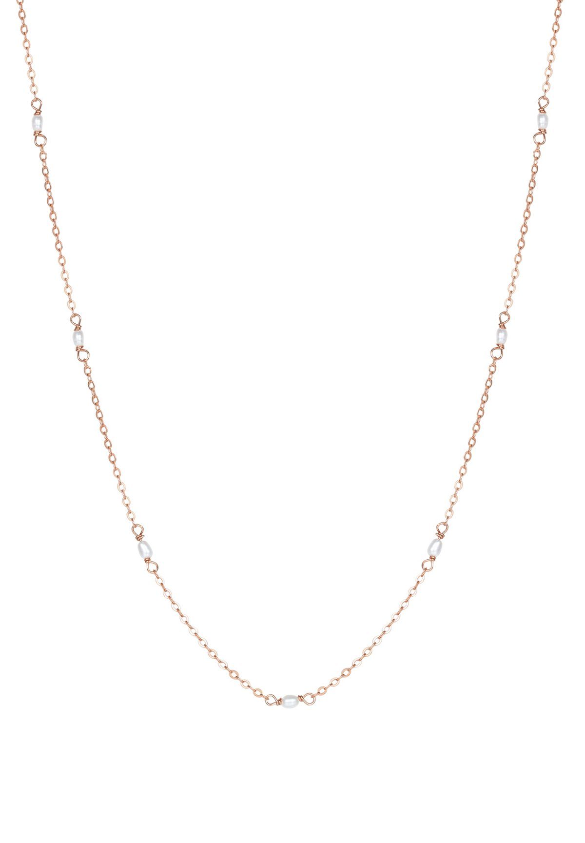 Hey Happiness Charm-Kette Damen Perlen weiß, günstig online kaufen