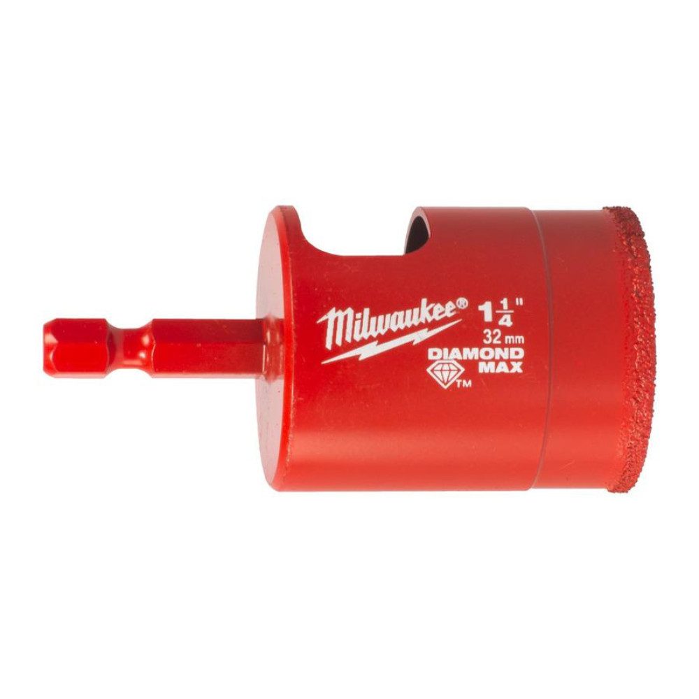 Milwaukee Bohr- und Fräseinrichtung Diamant-Kronenbohrer Milwaukee HEX 32 mm mit M14 Gewinde