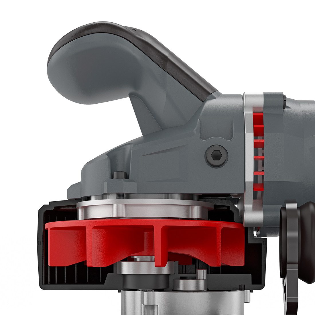 MENZER Trockenbauschleifer TSW 225 AV, max. 1950 U/min, mit Wechselkopfsystem & integrierter Absaugung
