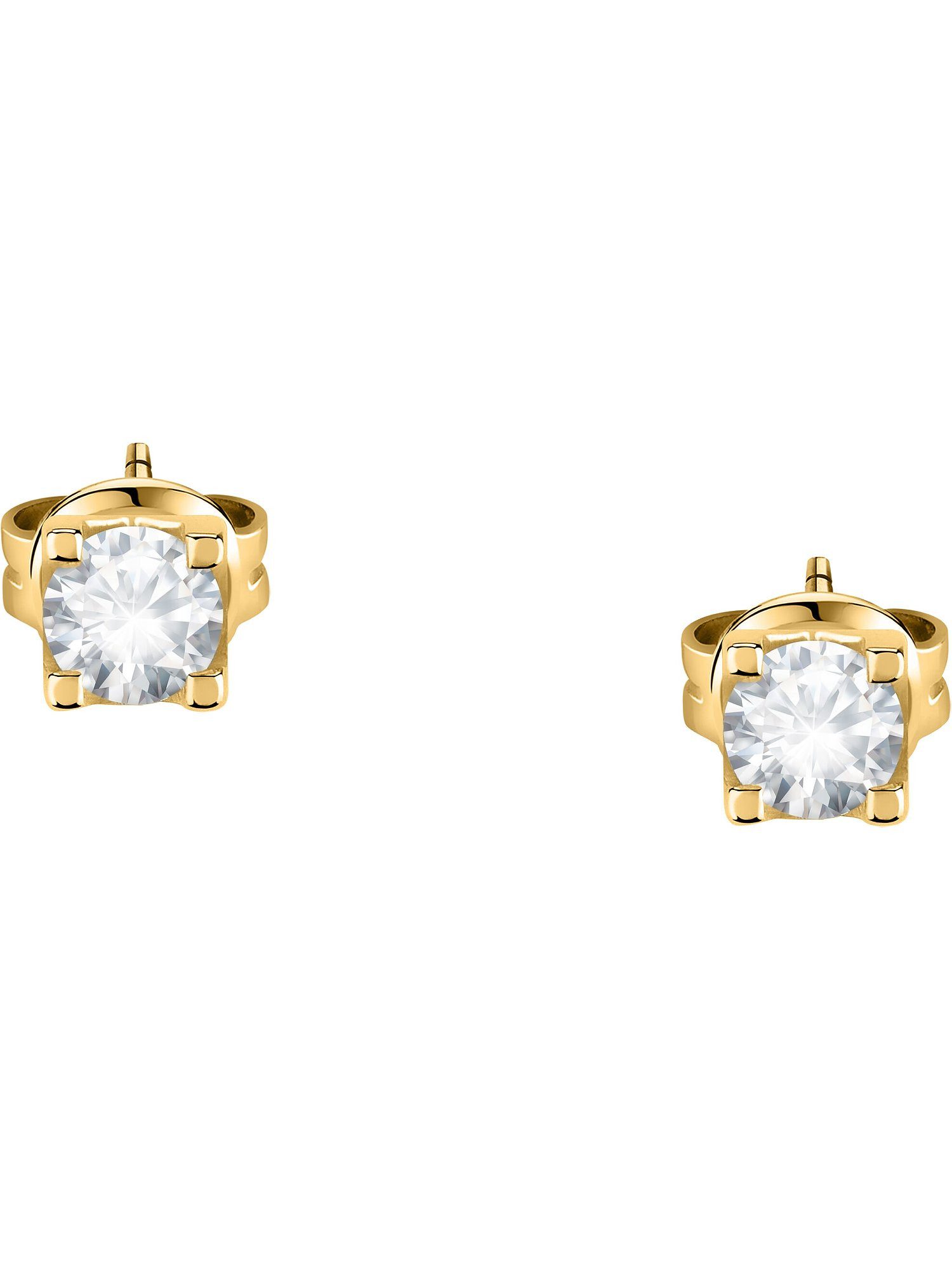 CHRIST Paar Ohrstecker CHRIST Damen-Ohrstecker 585er Gelbgold 2 Diamant