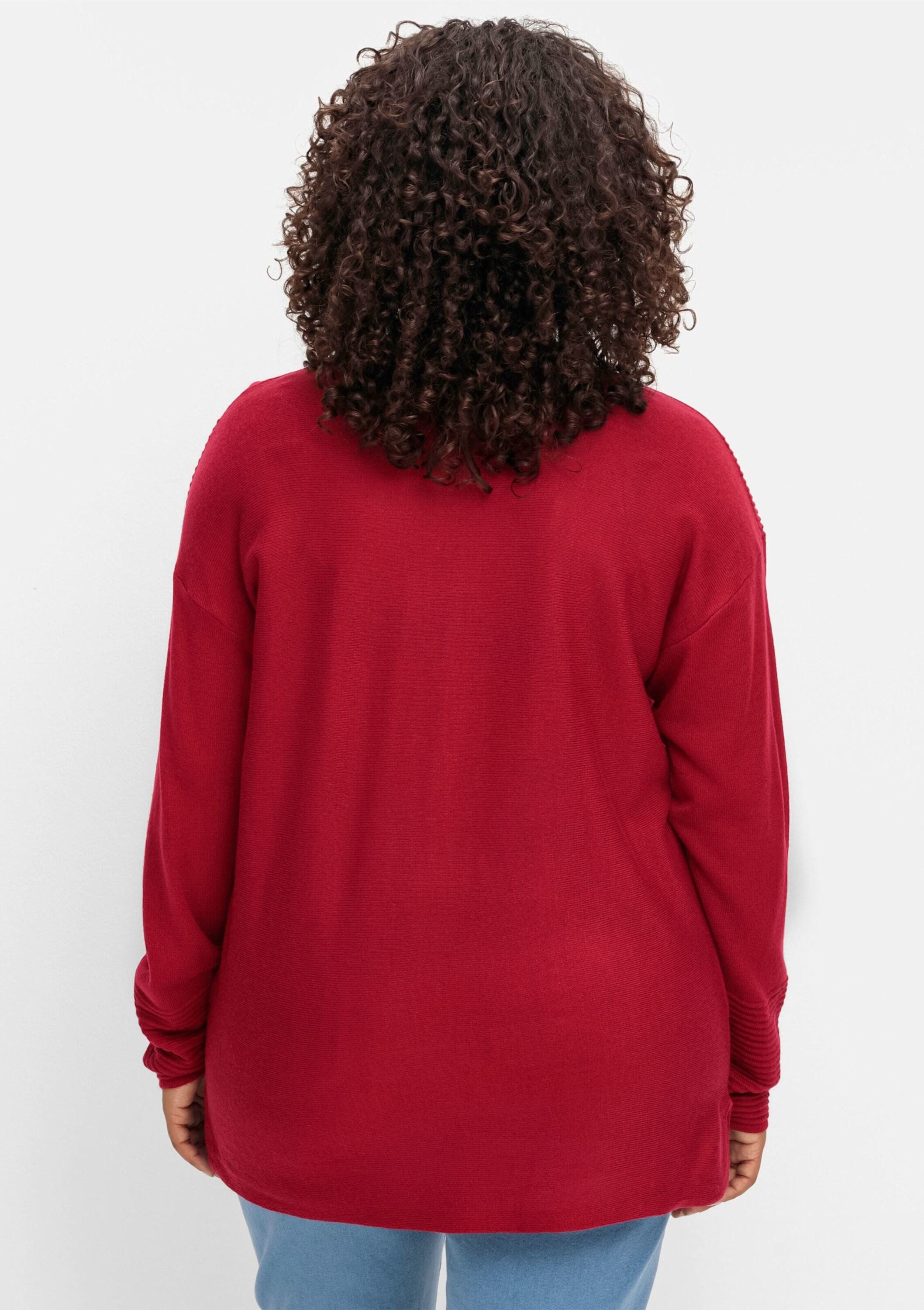 Sieh an! Strickpullover Pullover Langarm Jersey, Rippoptik günstig online kaufen