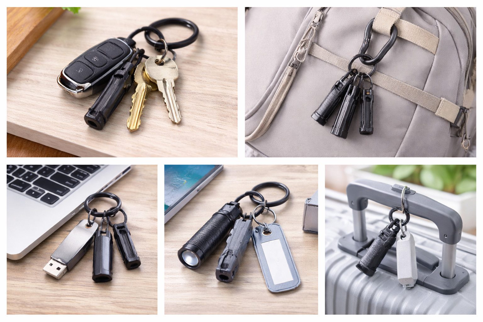 WEBBOMB Karabiner Schlüsselkarabiner robust 10 Schlüsselringe keychain Schlüsselanhänger