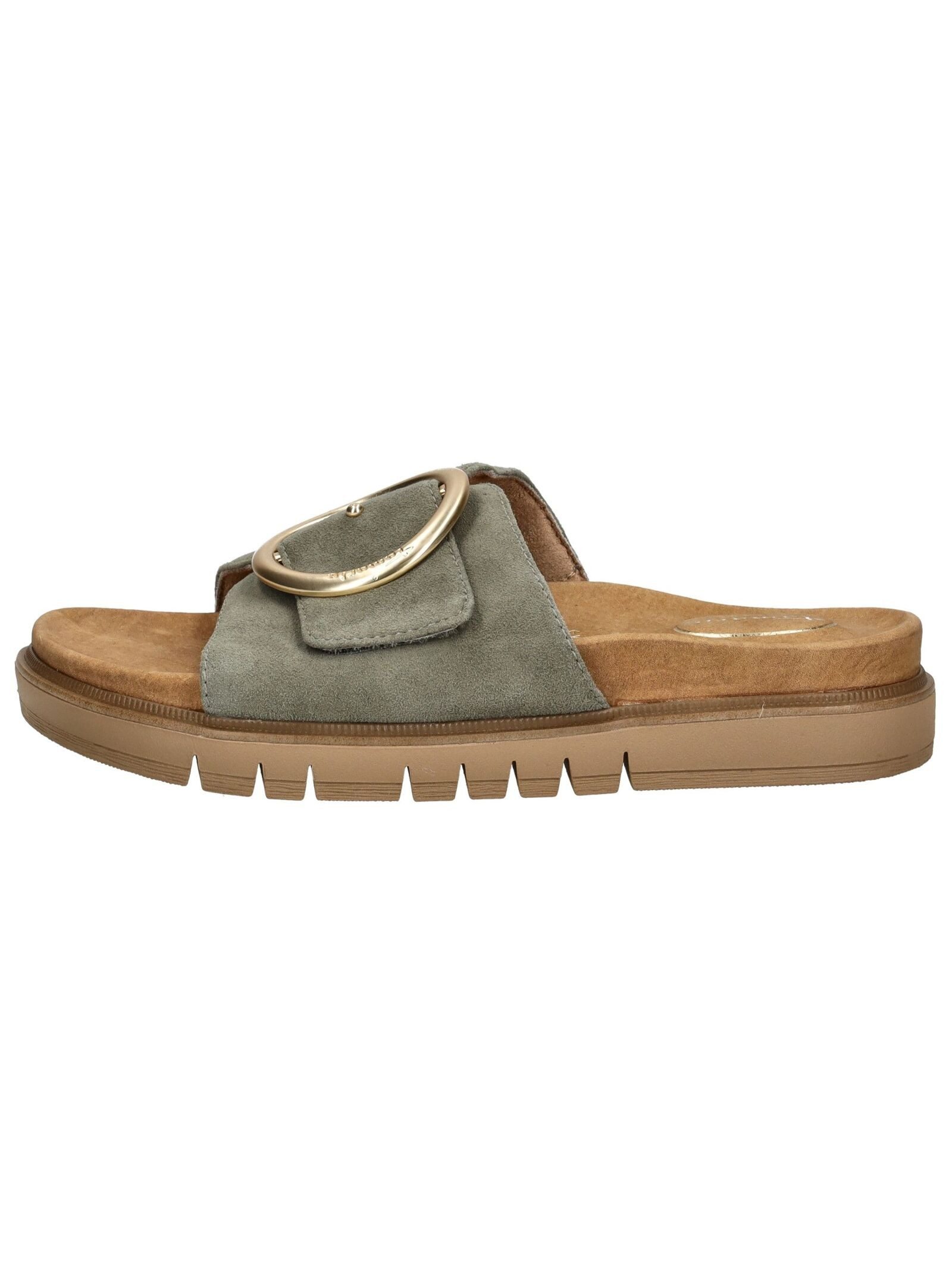 Tamaris Pantoletten Leder Pantolette günstig online kaufen