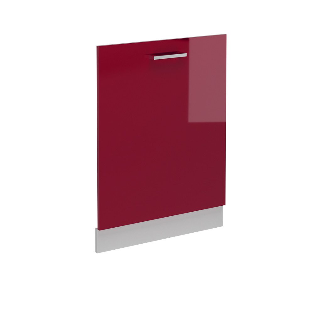 Vicco Frontblende R-Line, Rot Hochglanz/Weiß, 60 cm ohne Arbeitsplatte (1 St)
