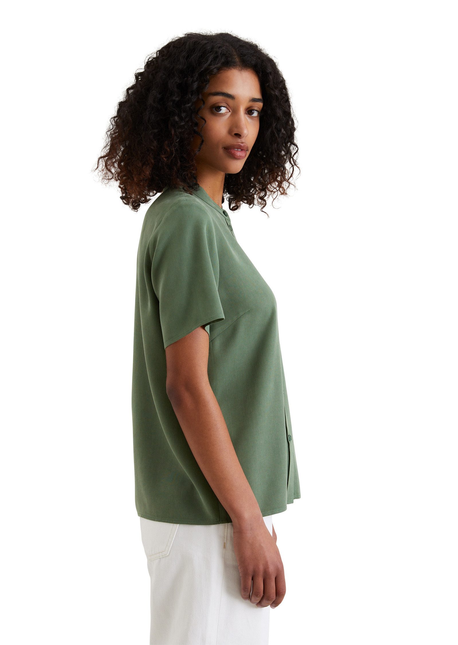 Marc O'Polo DENIM Kurzarmbluse aus TENCEL™ günstig online kaufen