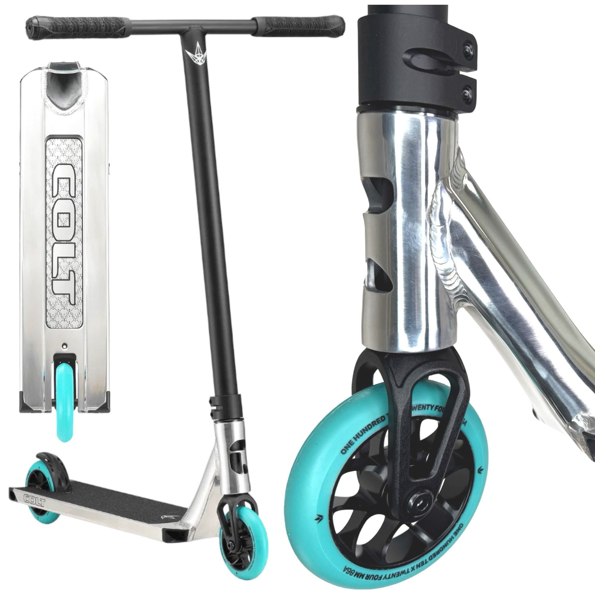 Stuntscooter Blunt Colt S6 Complete Stunt-Scooter H=84cm Park / Street Chrom