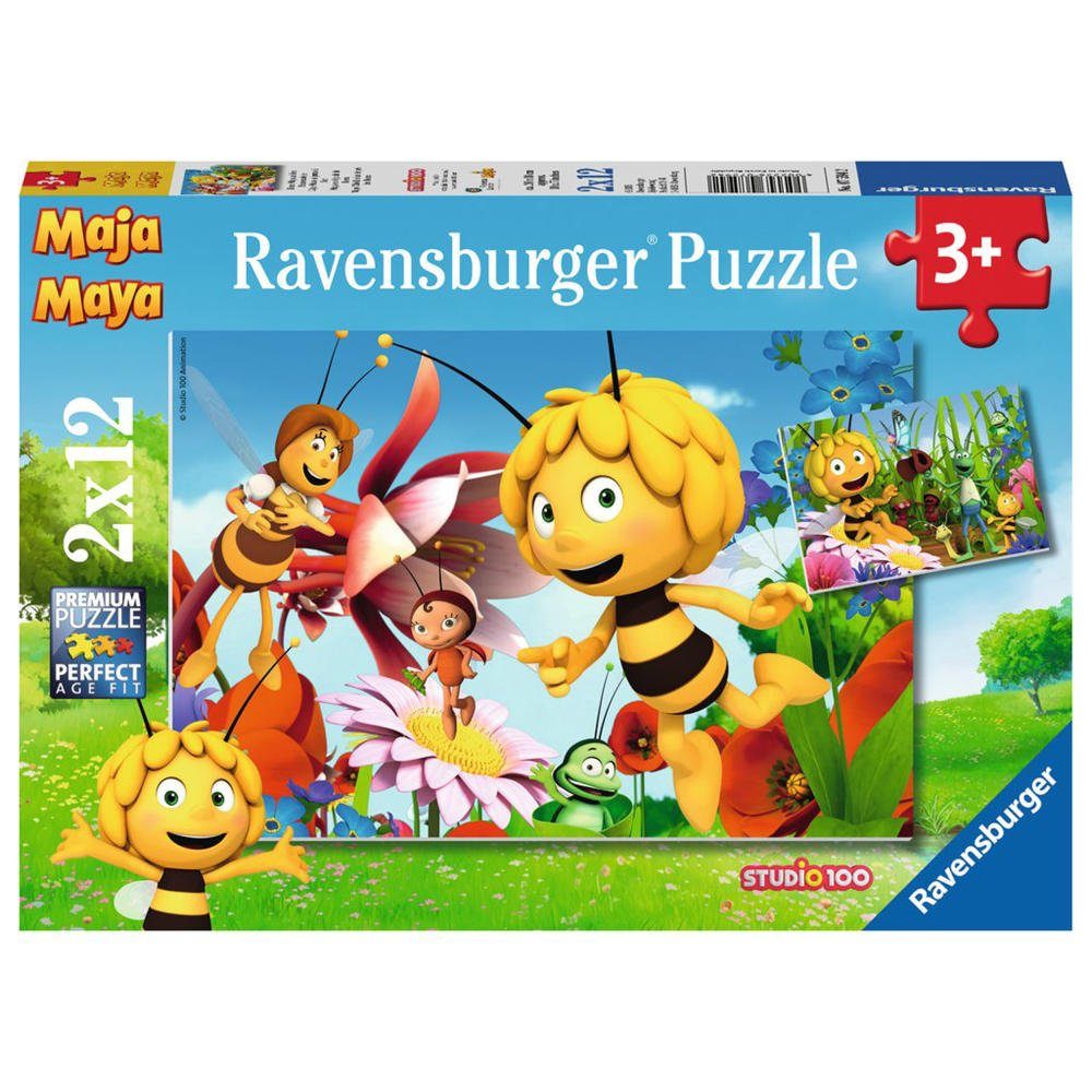 Ravensburger Пазлы Biene Maja Auf Der Blumenwiese, 24 Пазлыteile