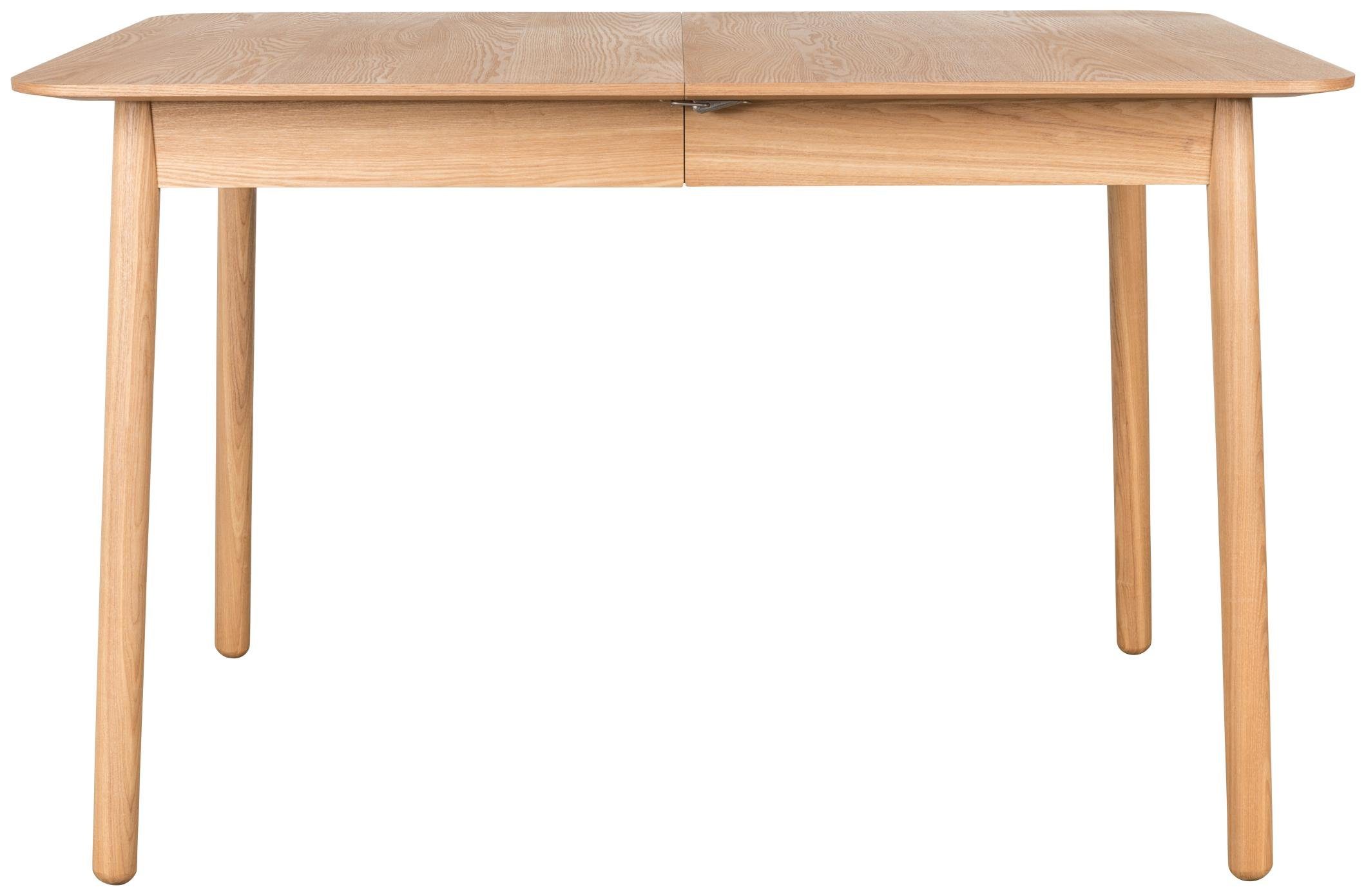Zuiver Esstisch Esstisch GLIMPS von ZUIVER 120 x 80 ausziehbar Esche lackiert