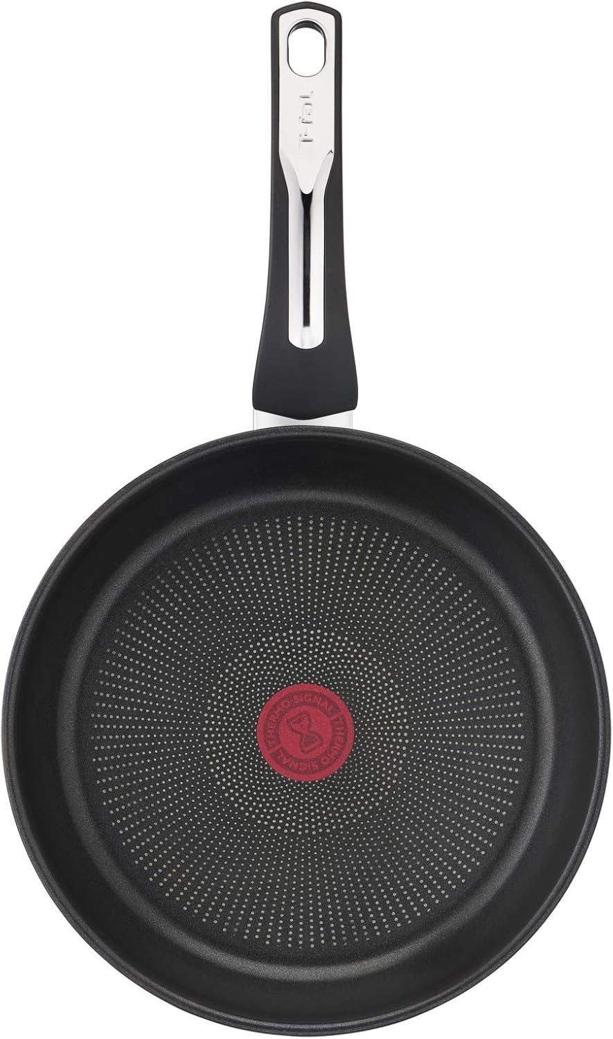 Tefal Bratpfanne 1x Tefal G6 Bratpfanne 30 cm beschichtet, E3000704, Cranberry, Edelstahl (1-tlg), Edelstahl, Antihaftbeschichtung