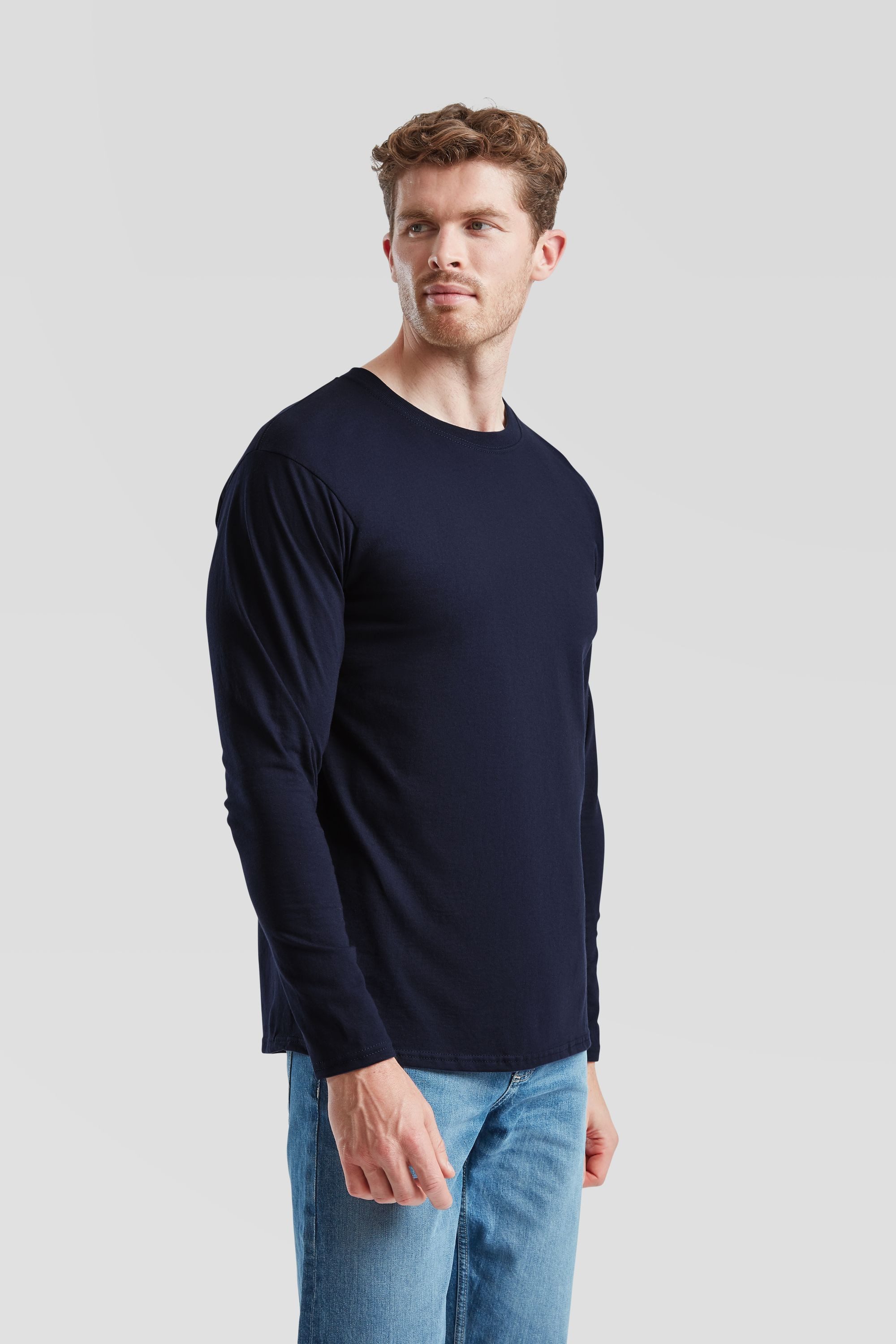Fruit of the Loom Rundhalsshirt Iconic 195 Ringspun Premium Long Sleeve T – Bild 4 von 5