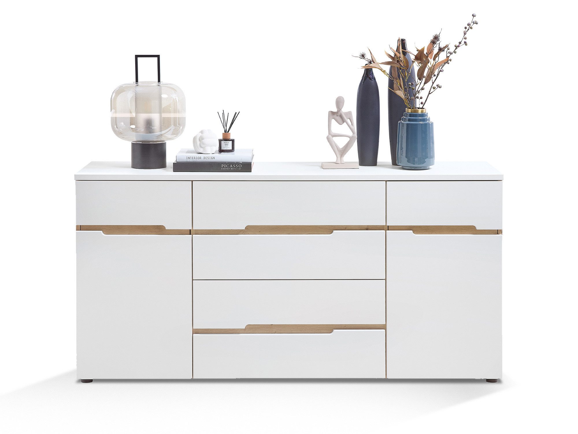 Moebel-Eins Kommode MAILAND Sideboard, Material Dekorspanplatte, MAILAND Sideboard, Material Dekorspanplatte