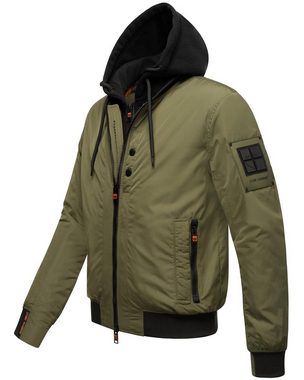 Stone Harbour Bomberjacke Hoobo Stylische Herren Fliegerjacke mit abnehmbarer Innenjacke