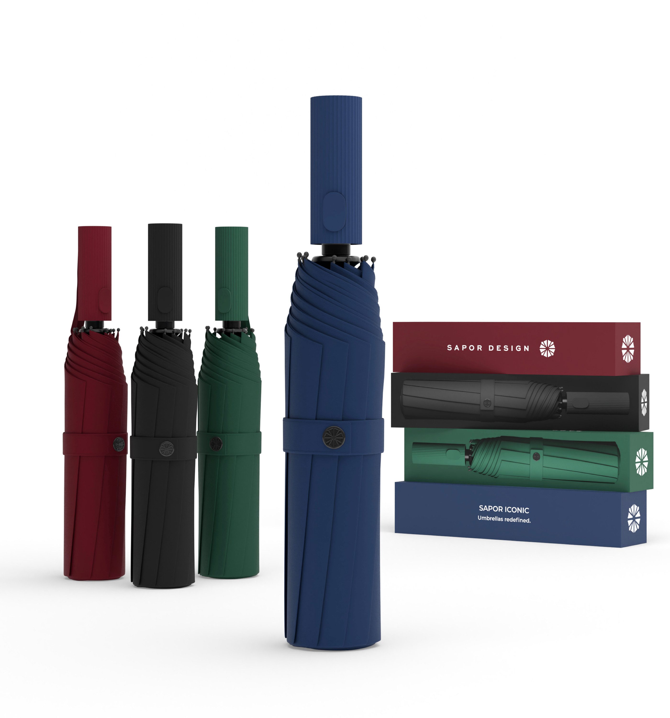 Sapor Design Taschenregenschirm ICONIC, sturmfest, Anti-Bruch Garantie, lux günstig online kaufen