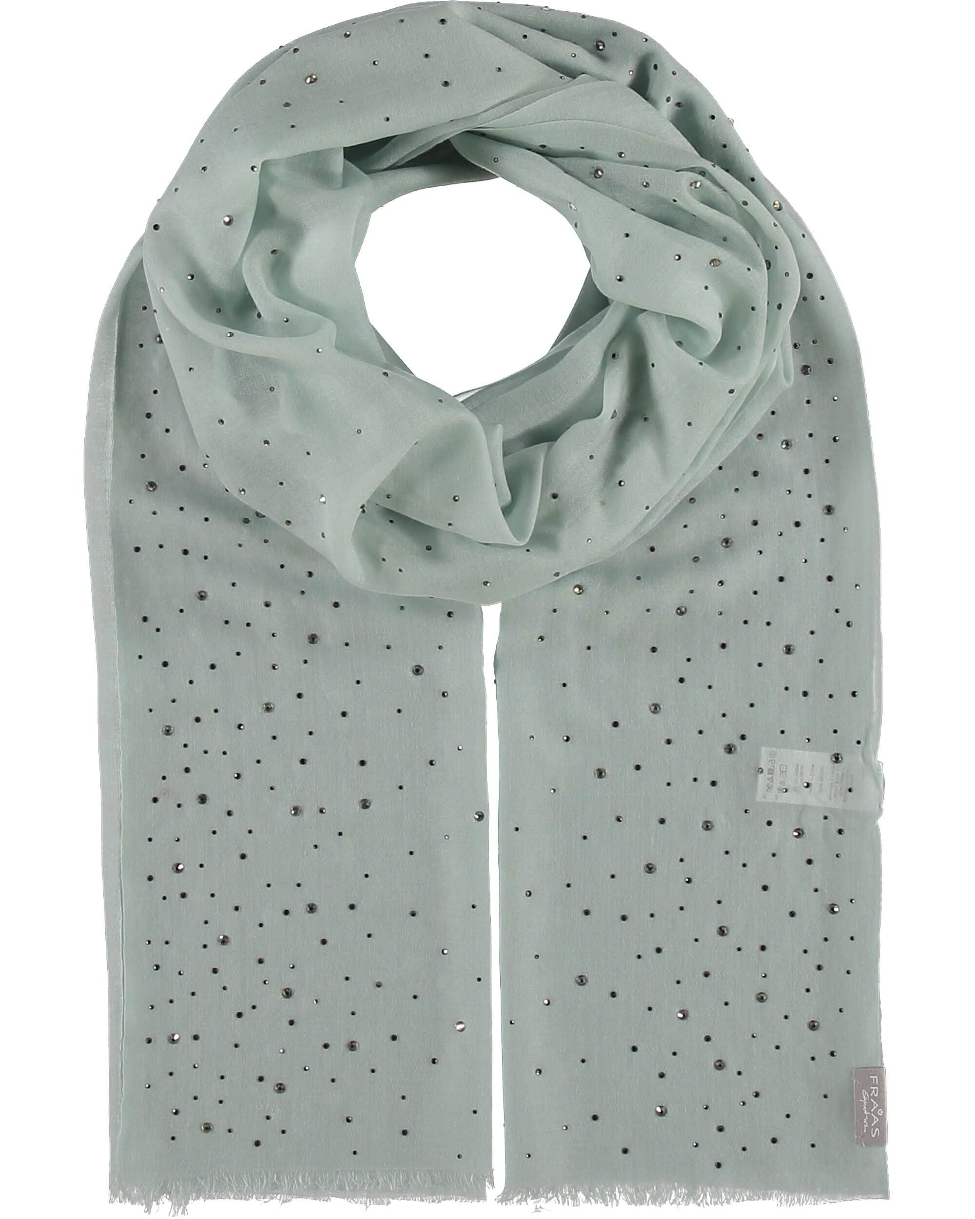 Fraas XXL-Schal Wollstola, (1, mit Schnittfransen)